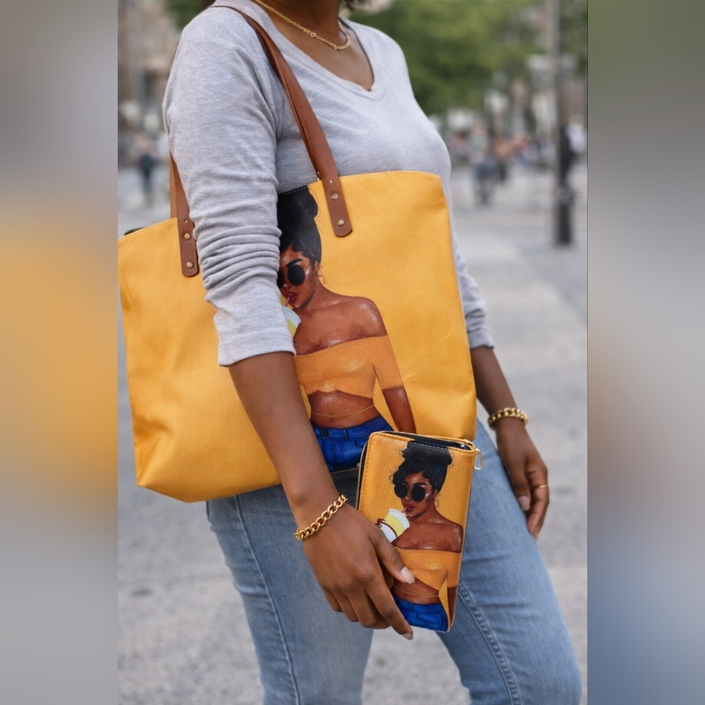 Tote & Wallet Set